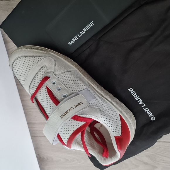 Brand New Men's Distressed YSL Sneakers - Picture 3 of 6